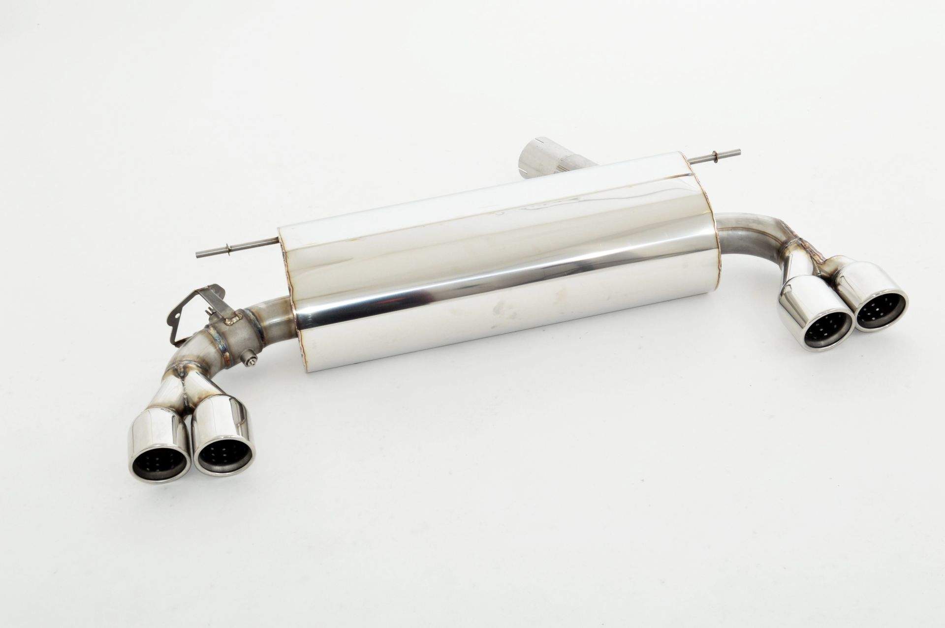 76mm Duplex-Sportendschalldämpfer Edelstahl