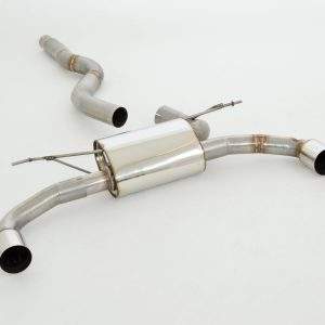 76mm Duplex-Sportendschalldämpfer Edelstahl