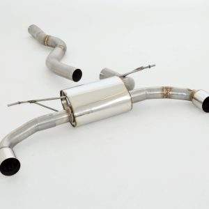 76mm Duplex-Sportendschalldämpfer Edelstahl