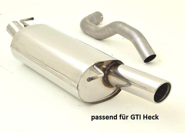 Sportendschalldämpfer Edelstahl – Bild 2