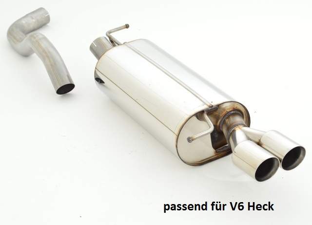 Sportendschalldämpfer Edelstahl – Bild 3