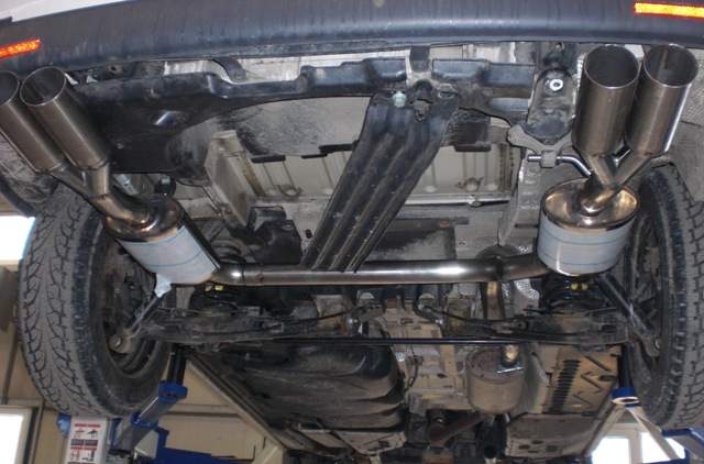 Duplex Sportendschalldämpfer VW T5 Bus – Bild 2