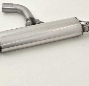 3 Zoll (76mm) Duplex Sportendschalldämpfer VW Golf VI GTI + Edition 35