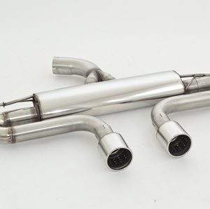 3 Zoll (76mm) Duplex Sportendschalldämpfer Edelstahl