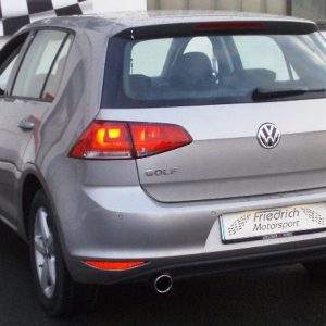 Duplex Sportendschalldämpfer VW Golf VII