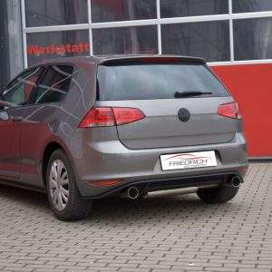 Duplex Sportendschalldämpfer VW Golf VII