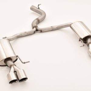 76mm Duplex-Sportendschalldämpfer VW Golf VII Variant