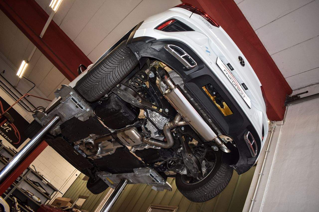 76mm Duplex-Sportendschalldämpfer VW T-ROC 4motion – Bild 2