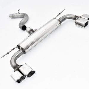 76mm Duplex-Sportendschalldämpfer VW T-ROC 4motion