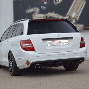 Duplex-Sportendschalldämpfer Mercedes C/S/W204 C-Klasse