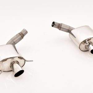 2x76mm Duplex-Sportendschalldämpfer Mercedes A/C207 E-Klasse