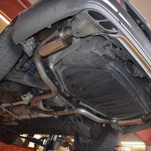 2x76mm Duplex-Sportendschalldämpfer Mercedes S/W212 E-Klasse