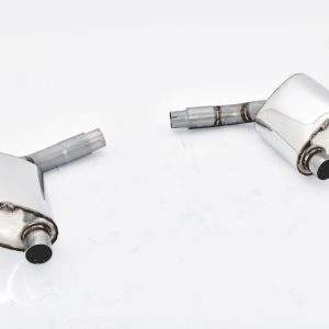 2x76mm Duplex-Sportendschalldämpfer Mercedes R231 SL-Klasse Roadster