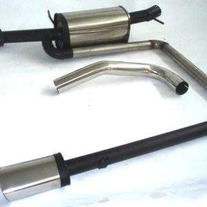 Duplex Sportendschalldämpfer Skoda Fabia 6Y Combi