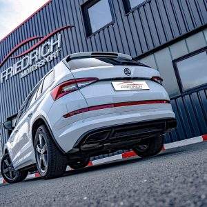 76mm Duplex-Sportendschalldämpfer Skoda Kodiaq NS Allrad