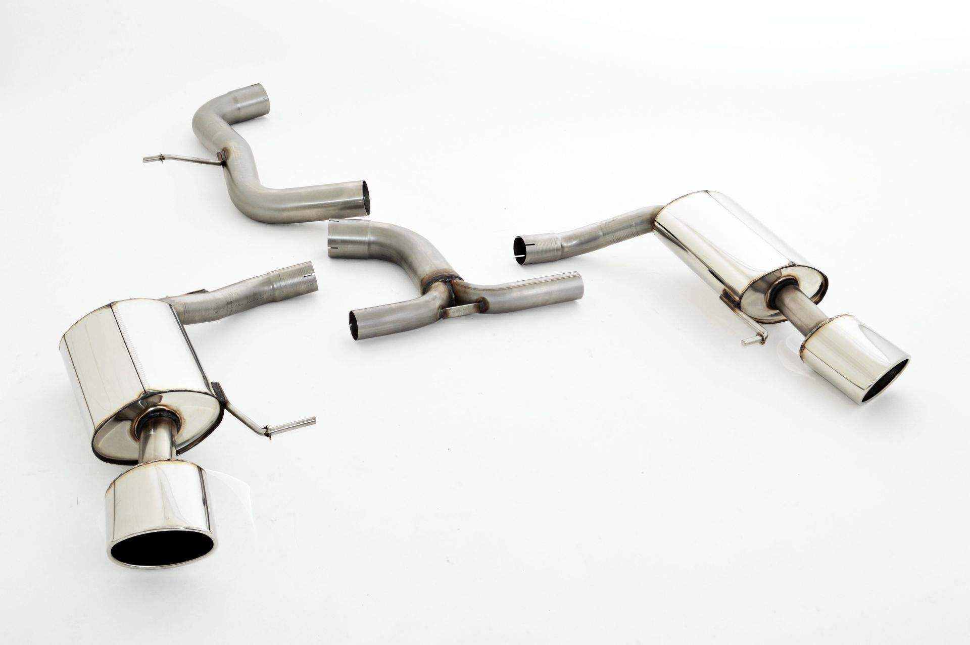 76mm Duplex-Sportendschalldämpfer Seat Leon 5F ST Cupra