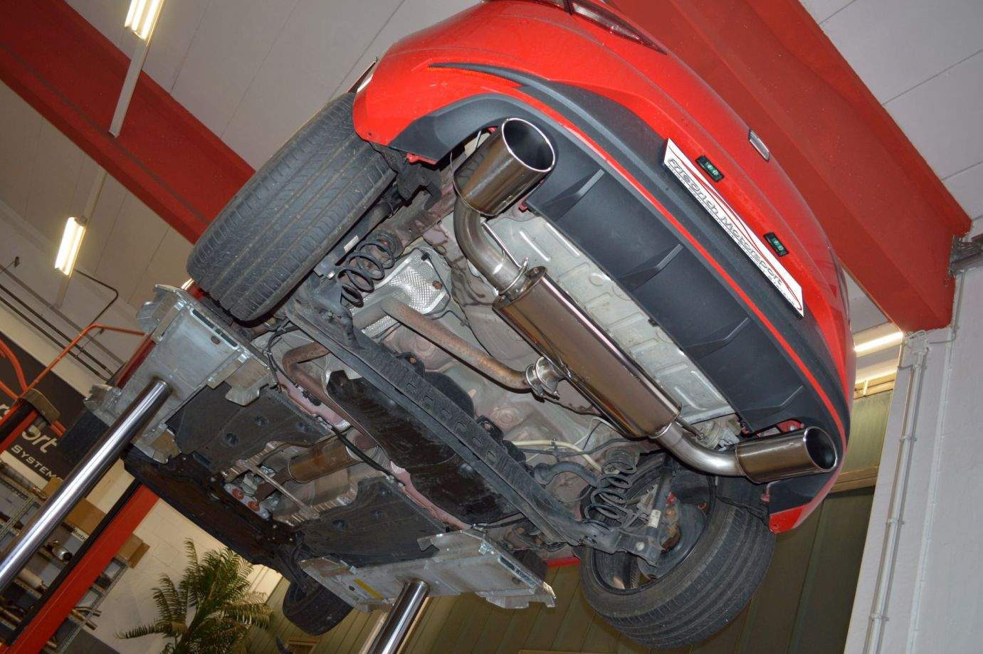 Duplex Sportendschalldämpfer Seat Leon 5F inkl. FR und SC – Bild 3