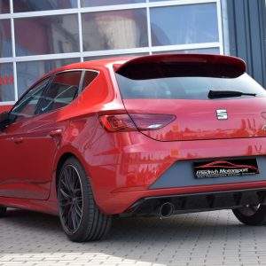 76mm Duplex Sportendschalldämpfer Seat Leon 5F inkl. FR und SC
