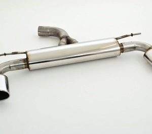 3 Zoll (76mm) Duplex Sportendschalldämpfer Seat Leon 5F Cupra