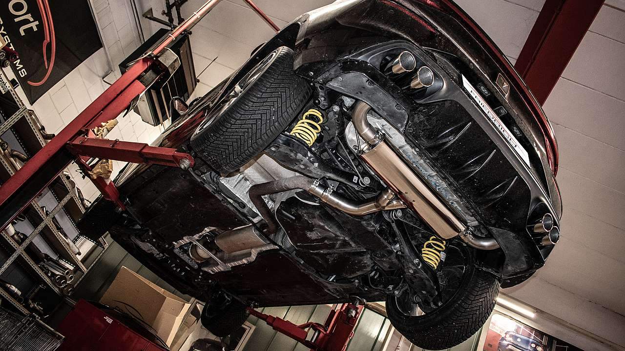 76mm Duplex Sportendschalldämpfer Seat Leon KL