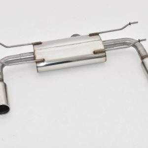 Duplex-Sportendschalldämpfer Fiat 124 Spider