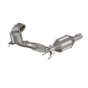 76mm Downpipe mit 200 Zellen HJS Sport-Kat. und OPF Edelstahl