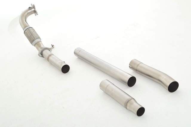 76mm Downpipe Edelstahl