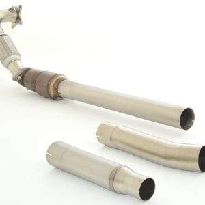 76mm Downpipe mit 200 Zellen HJS Sport-Kat. Edelstahl