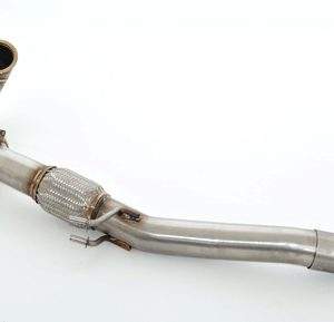 76mm Downpipe mit Sport-Kat. Edelstahl