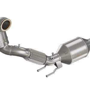 76mm Downpipe mit 200 Zellen HJS Sport-Kat. und OPF Edelstahl