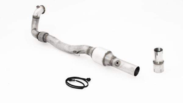 76mm Downpipe mit 200 Zellen Sport-Kat. Edelstahl