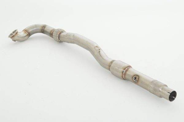 76mm Downpipe mit 200 Zellen Sport-Kat. Edelstahl