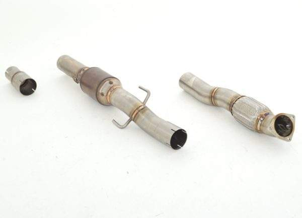 76mm Vorderrohr mit Flexrohr mit 200 Zellen Sport-Kat.
