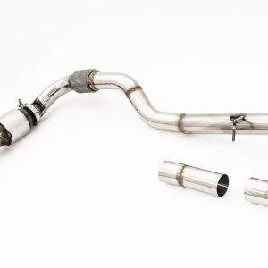 76mm Downpipe mit 200 Zellen Sport-Kat. Edelstahl