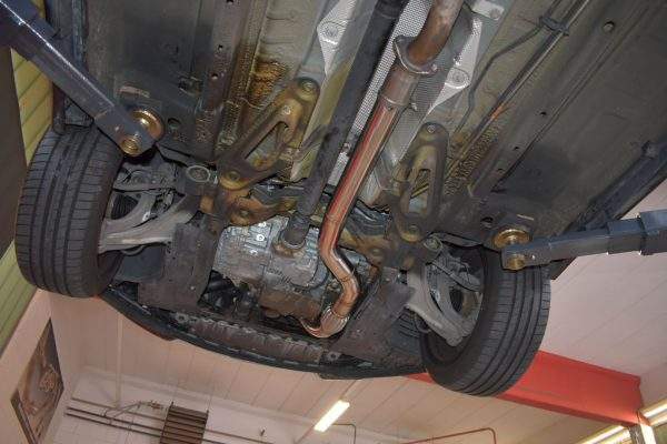 76mm Downpipe mit 200 Zellen Sport-Kat. Edelstahl – Bild 2
