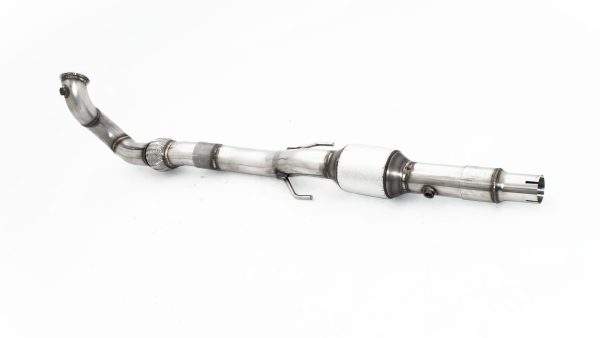 76mm Downpipe mit 200 Zellen Sport-Kat. Edelstahl