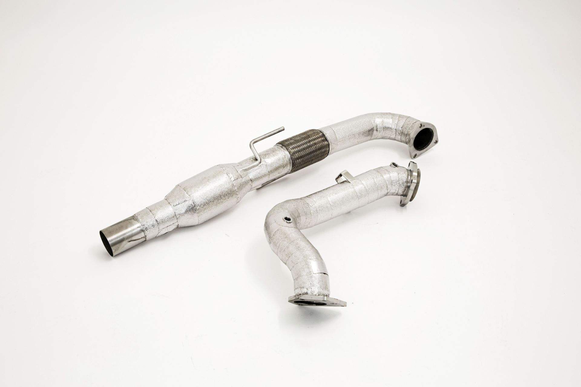 76mm Downpipe mit 200 Zellen Sport-Kat. Edelstahl – Bild 2