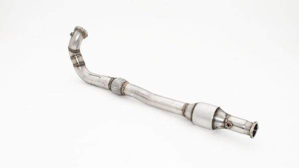76mm Downpipe mit 200 Zellen Sport-Kat. Edelstahl