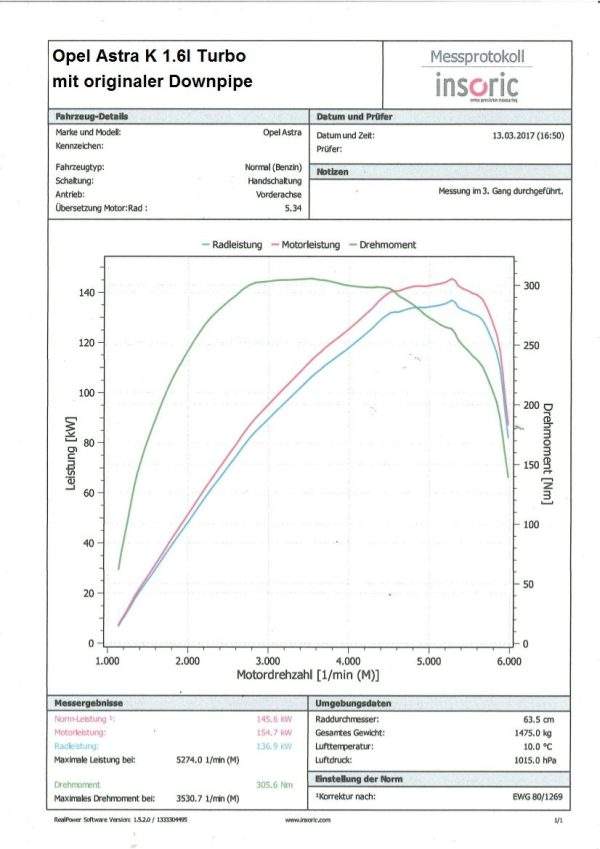 76mm Downpipe mit 200 Zellen Sport-Kat. Opel Astra K – Bild 2