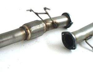 3 Zoll (76mm) Downpipe mit Sport-Kat. Ford Focus II RS + RS 500