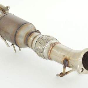 76mm Downpipe mit 200 Zellen HJS Sport-Kat. Edelstahl