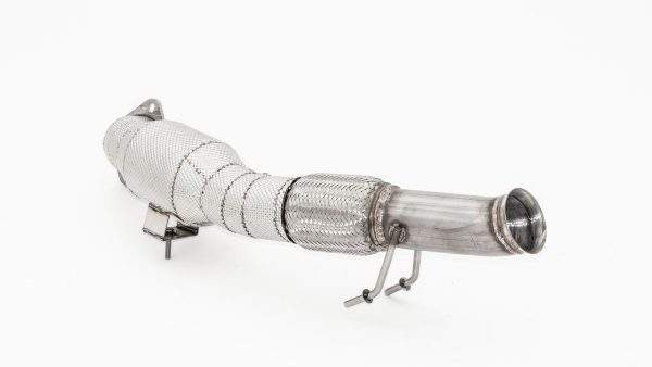 76mm Downpipe mit 200 Zellen Sport-Kat. Ford Focus III DYB RS – Bild 2