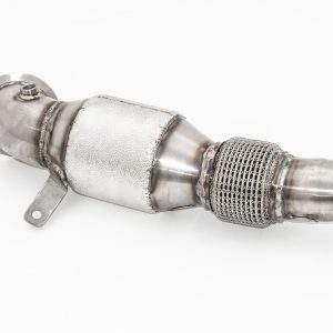 76mm Downpipe mit 200 Zellen Sport-Kat. Edelstahl