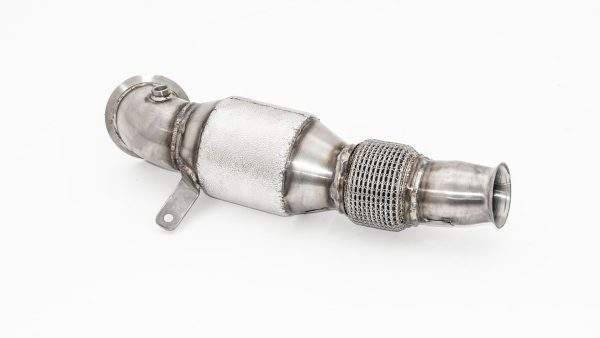 76mm Downpipe mit 200 Zellen Sport-Kat. Edelstahl