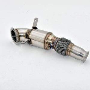 76mm Downpipe mit Sport-Kat. Edelstahl