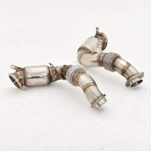 70mm Downpipe-Satz mit 200 Zellen Sport-Kat. BMW X6 M