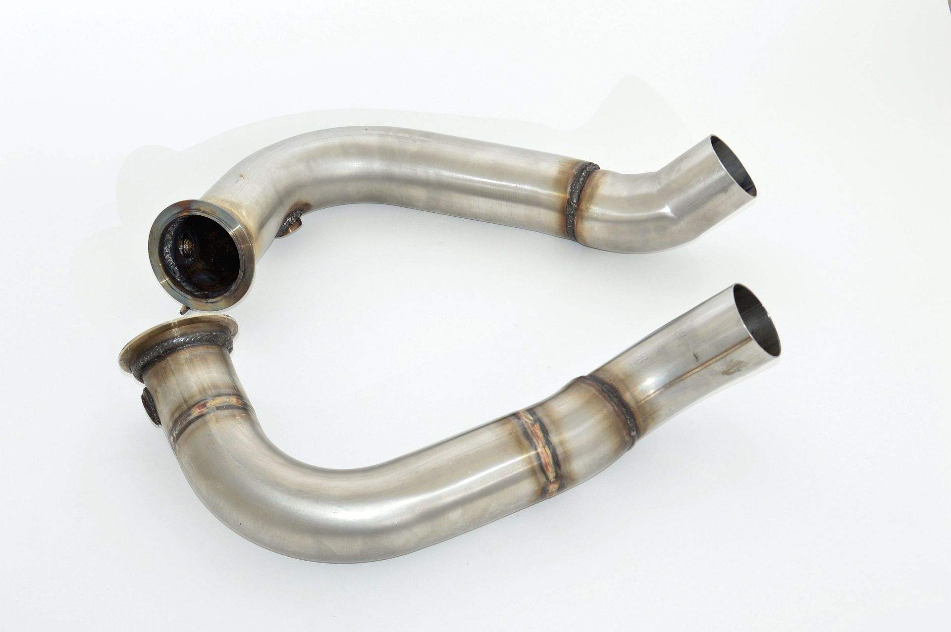 76mm Downpipe-Satz Edelstahl