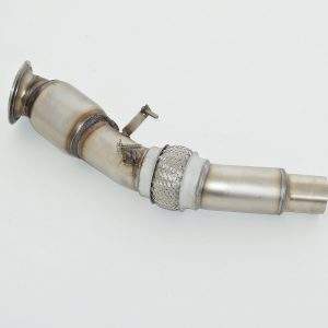 76mm Downpipe mit 200 Zellen Sport-Kat. Edelstahl