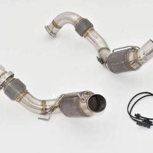 76mm Downpipe-Satz mit 200 Zellen Sport-Kat. Edelstahl