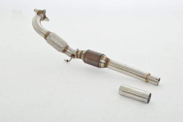 76mm Downpipe mit 200 Zellen Sport-Kat. Edelstahl
